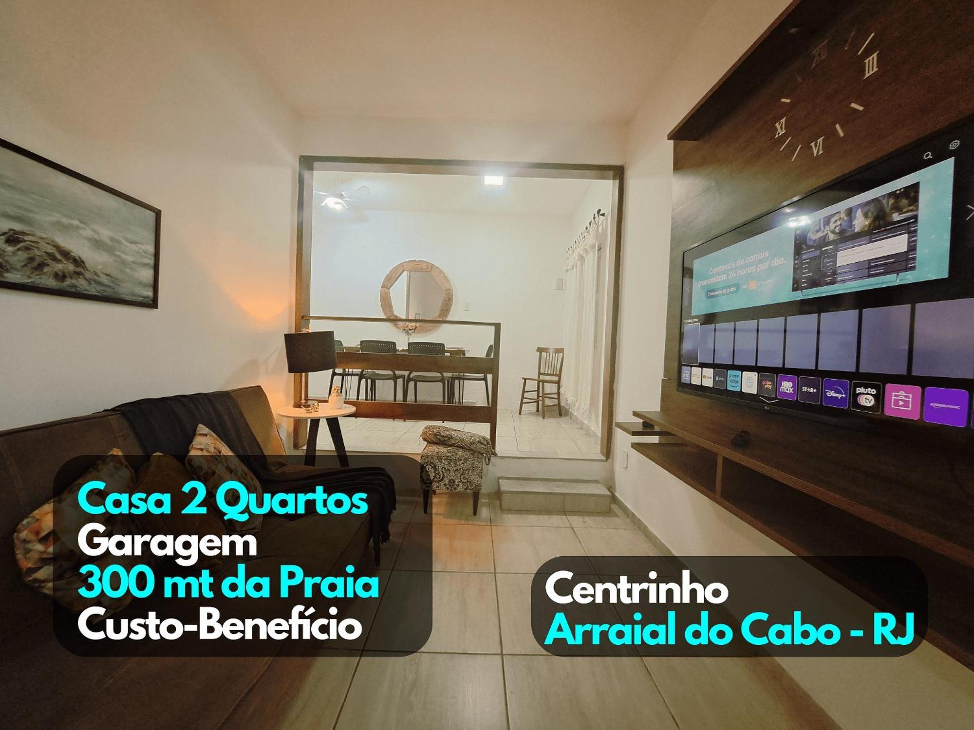 Casa 2qts Vaga Centro 5 Min * Arraial do Cabo